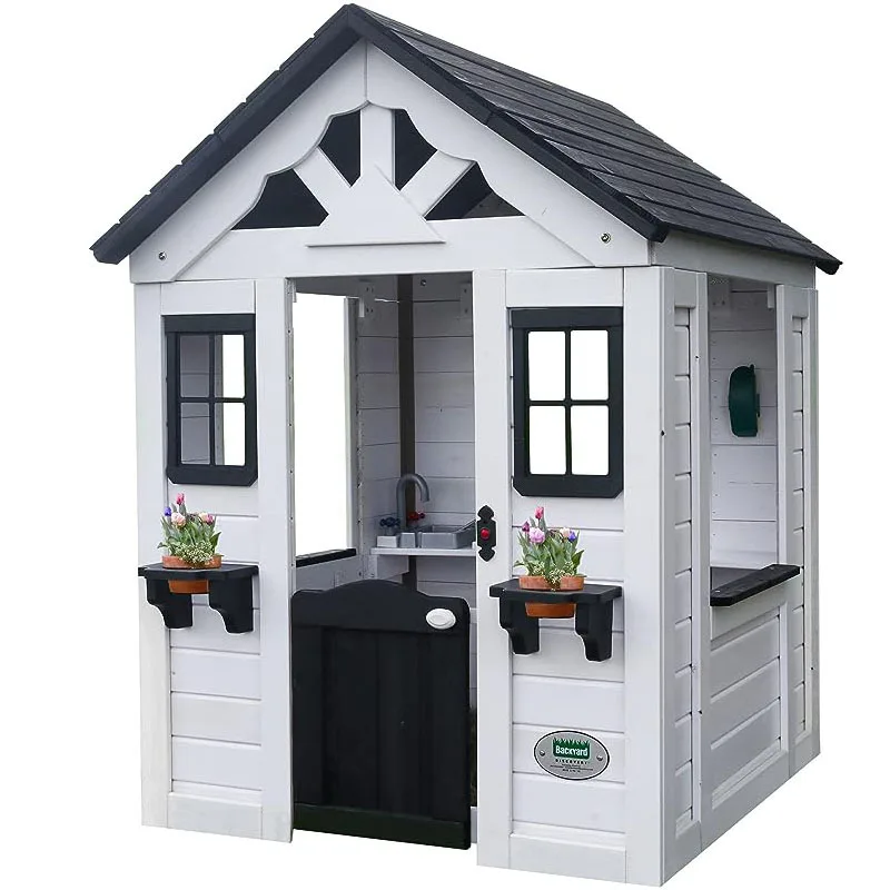 

Outdoor wooden house Children's game house Small Kindergarten game Play props Garden