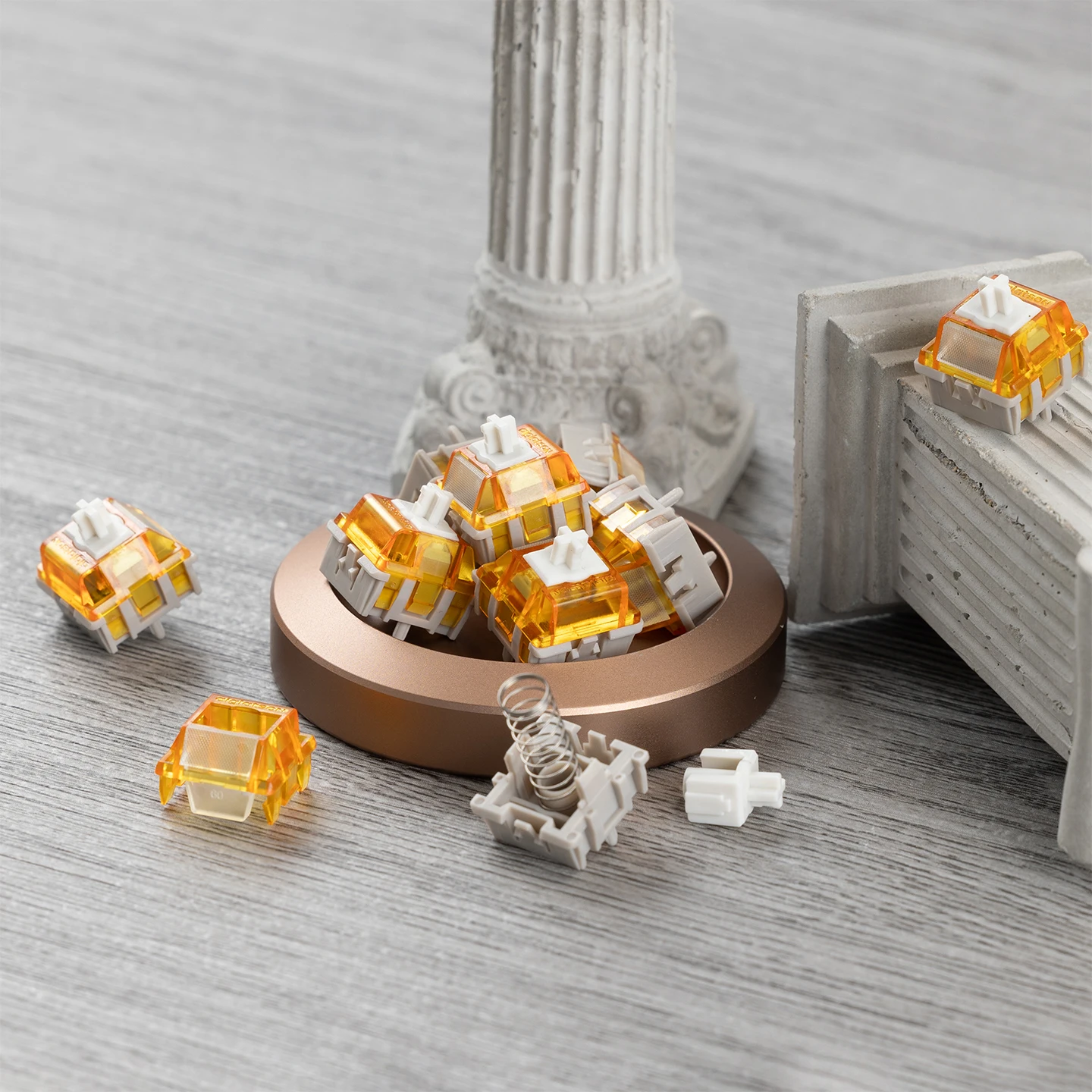 KBDfans AGS مشع HE التبديل المغناطيسي للوحة المفاتيح الميكانيكية بوم رمح 3.4 مللي متر السفر الفئران ولوحات المفاتيح الملحقات PA12 P2