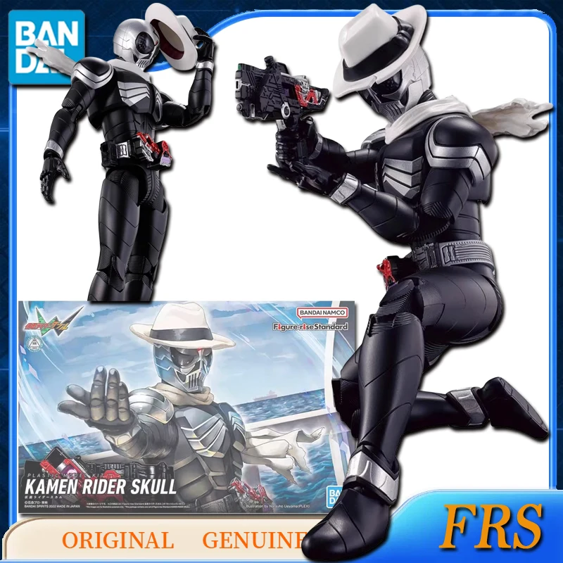 Bandai Original Genuine Figure-riseStandard KAMEN RIDER SKULL Anime Action Figures giocattoli per bambini Gift Assembly Model Ornaments