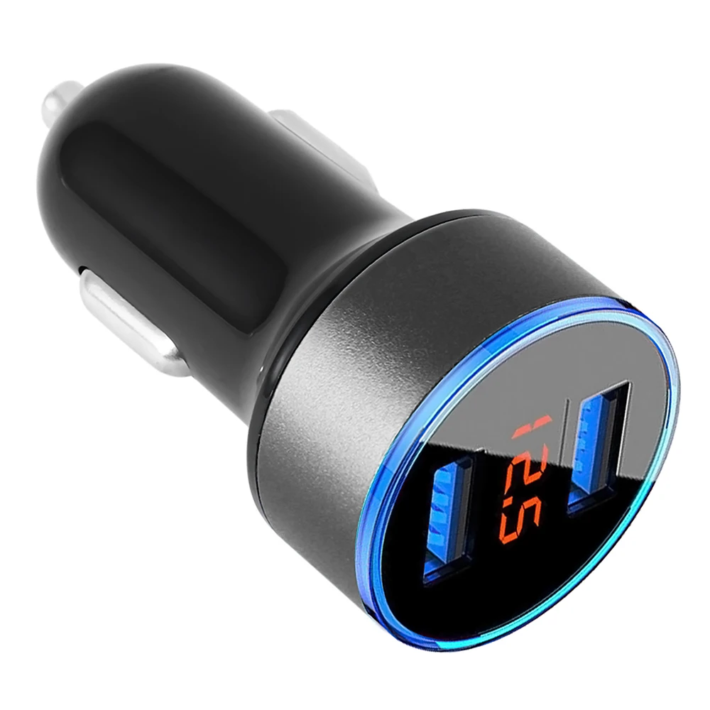 3.1A Dual USB Car Charger Cigarette Socket Lighter For Mitsubishi Asx Lancer 10 Outlander Pajero Sport L200 Colt Galant Grandis