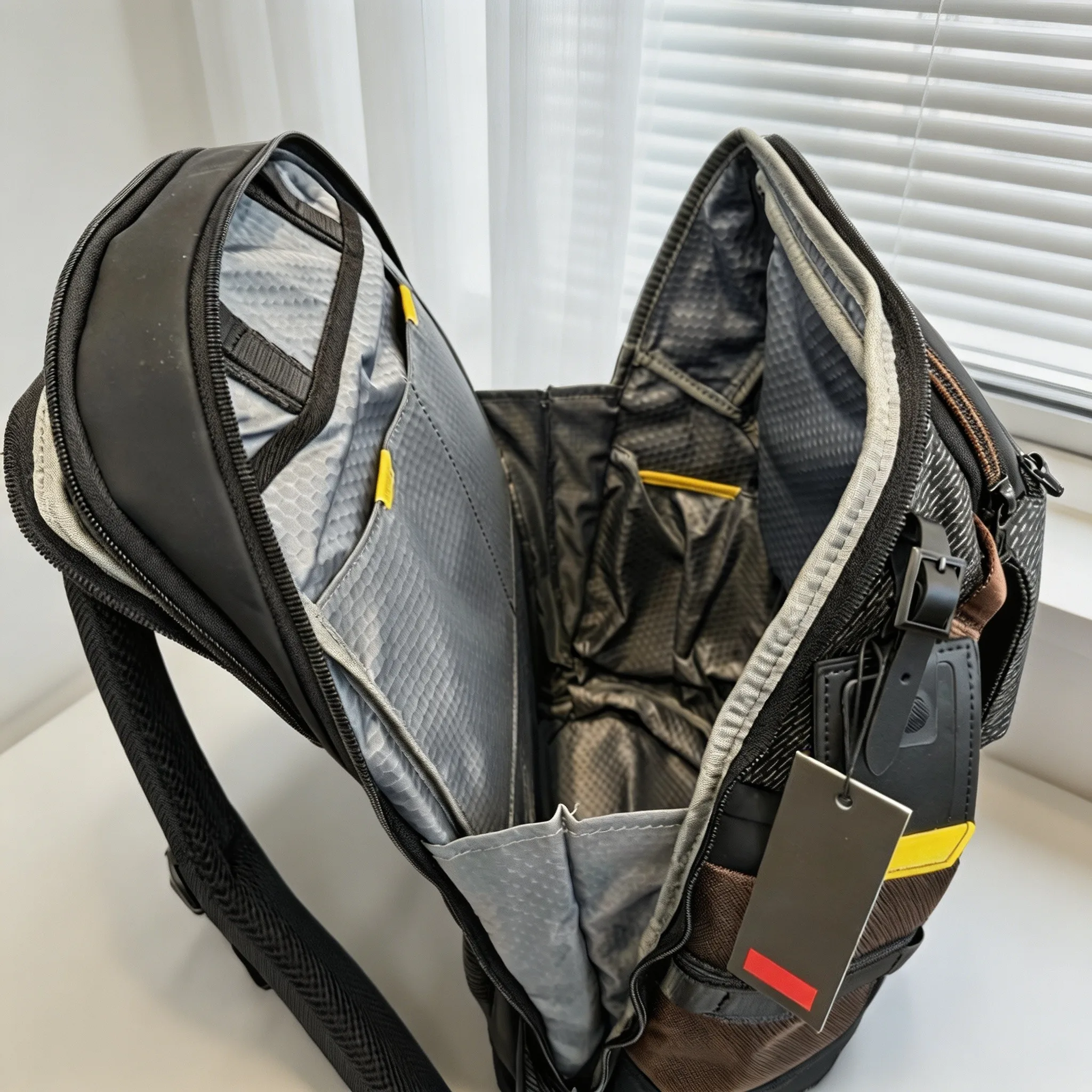 Stylish Ballistic Nylon Backpack for Men, Large‑Capacity Business Casual Rucksack for Commute - view 5