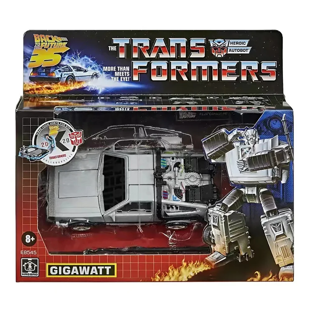 [In-Stock] Original New Transformers Generations Back to the Future Gigawatt Action Figures Collectible Robot Model Gift Toys