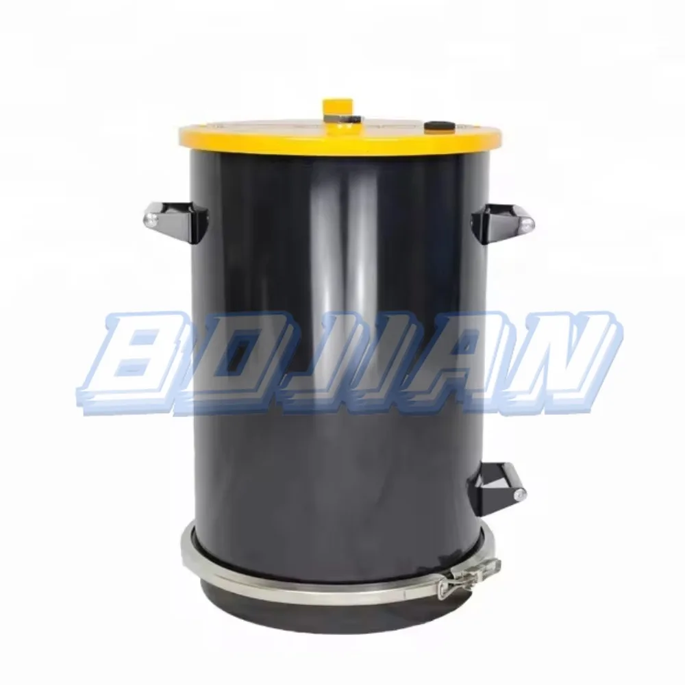 1007130 Stainless Steel Fluidized Powder Hopper Steel Powder Coating Hopper type Gema