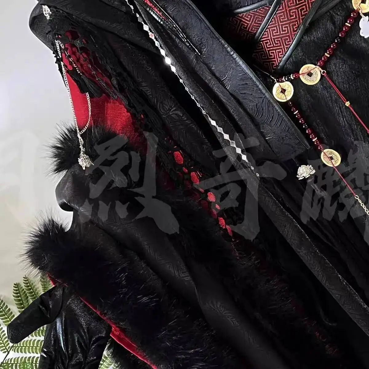 MDZS مشتقة أداء متعدد الاستخدامات زي الهالوين التأثيري كرنفال فستان السلف القديم من ييلينغ وي Wuxian تأثيري