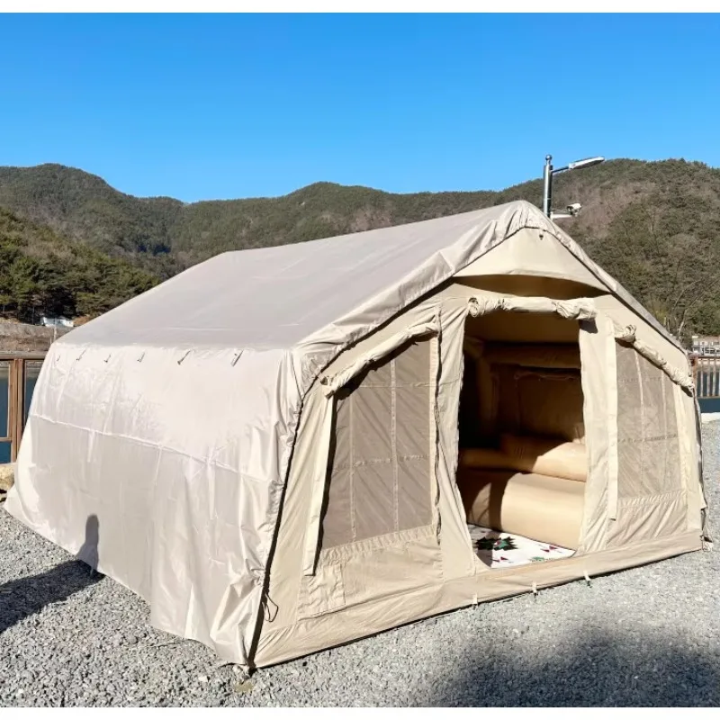 #￥13.68 Square Large Inflatable Air Cotton Fabric Tent for Family Camping