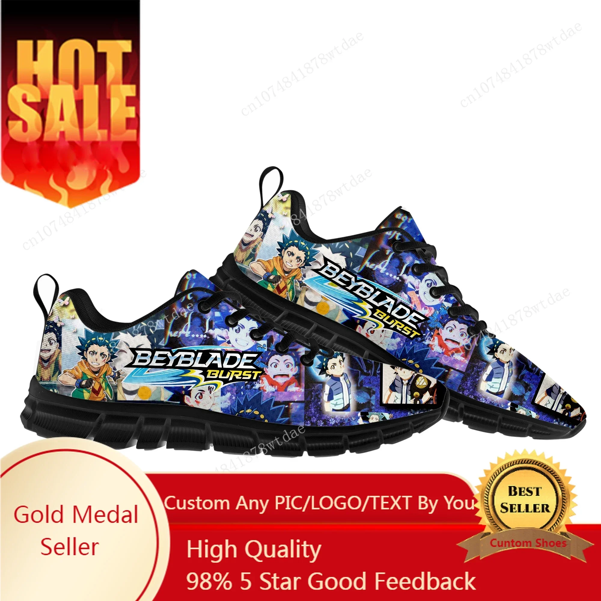 

Beyblade Burst Sports Shoes Mens Womens Teenager Kids Children Sneakers Aoi Valt High Quality Anime Manga Sneaker Custom Shoe