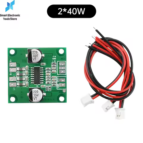 DC 7-25V 2*40W Digital Power Amplifier Module CS8673E Stereo Audio Amplifier Module for Car Audio System