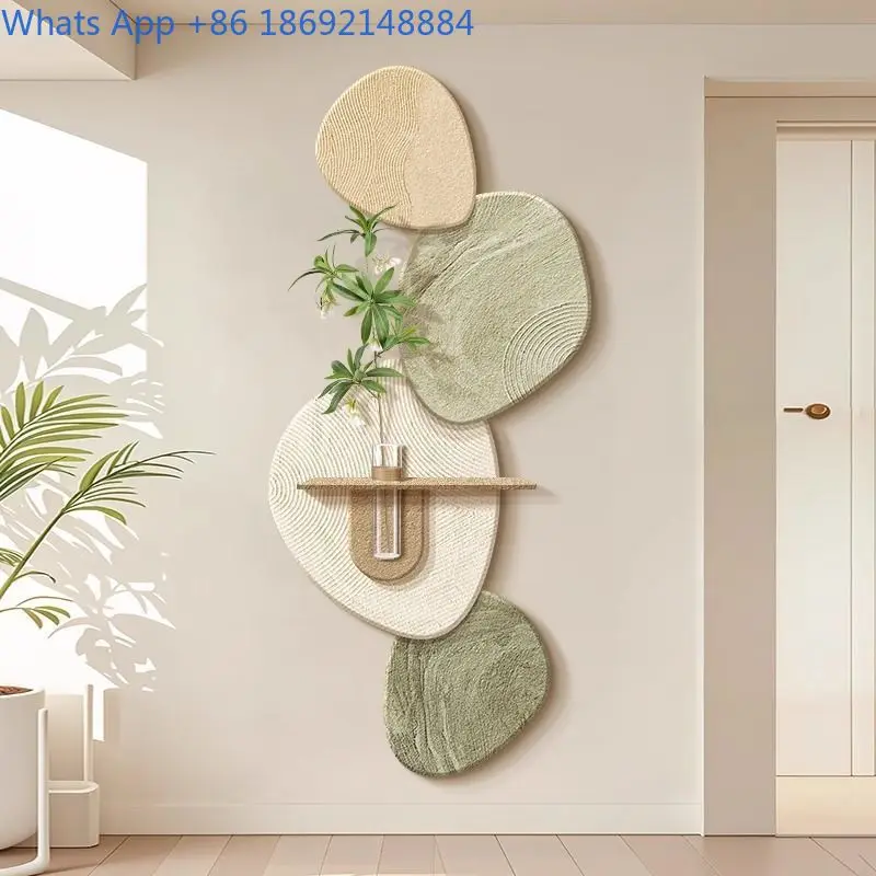 

Entrance Decorative Painting Hydroponic Green Plant Nordic Modern Minimalist Corridor Hallway Hanging Painting Wall Art