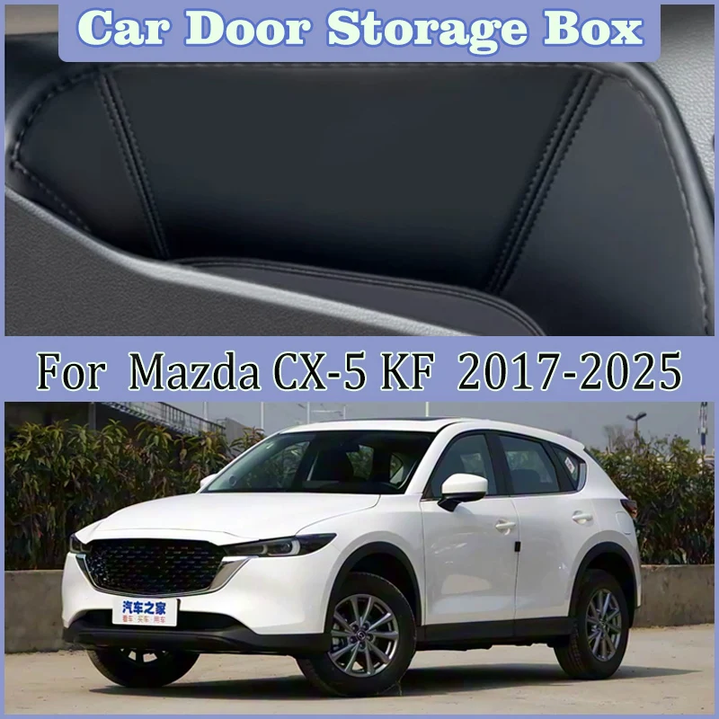 

Car Door Slot Storage Box For Mazda CX5 KF Accessories CX 5 MK2 2023 2017-2025 Anti-slip Pocket Interior Storage Box Auto Tools