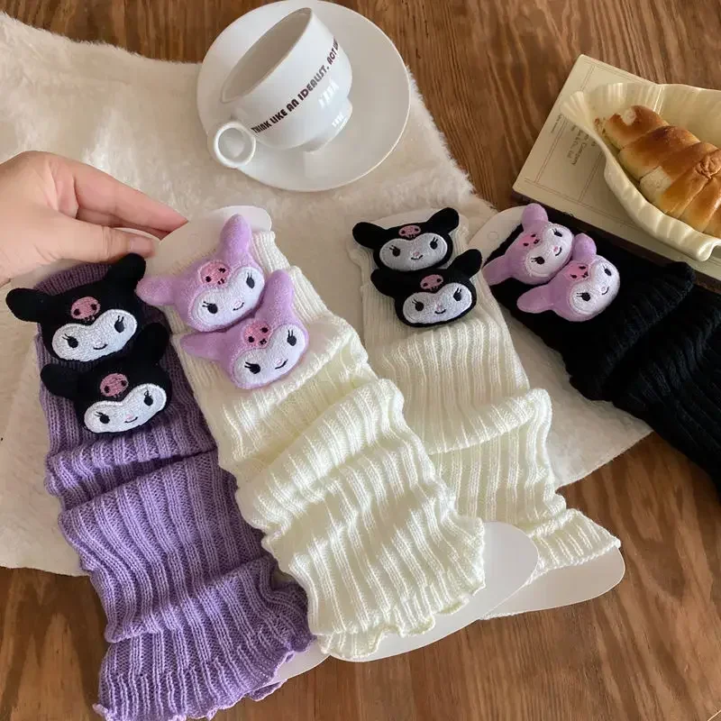 

Kuromi My Melody Sweet Sanrio Anime Casual Stocking Autumn Winter Cute Kawaii Cinnamoroll Baby Mid Tube Socks Gifts for Kids