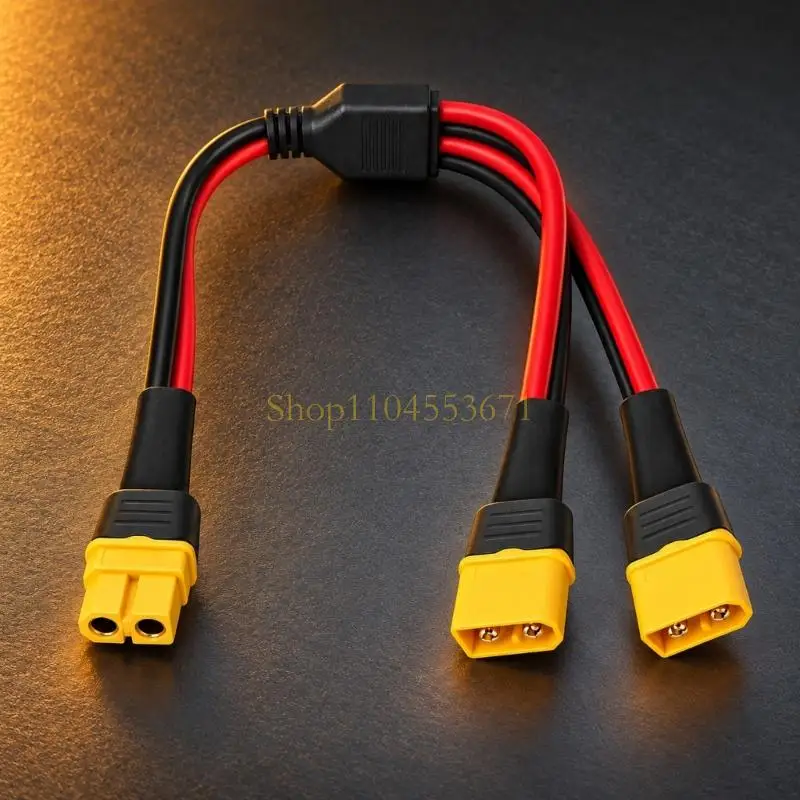 Best Seller Multicopter Battery Splitter Power Cable with Matching Plugs and Tinned Metal Wire for One-to-Two Power Distribution