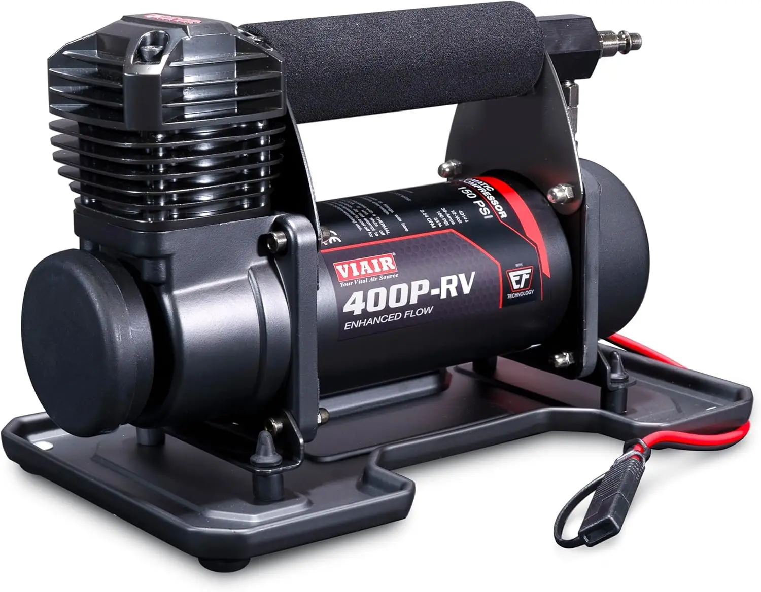 400P-RV EF Enhanced Flow – 40144 12 V Reifenfüller, tragbarer Luftkompressor mit RV-Aufpumppistole, 90-Grad-Spannfutter |   33 % Du