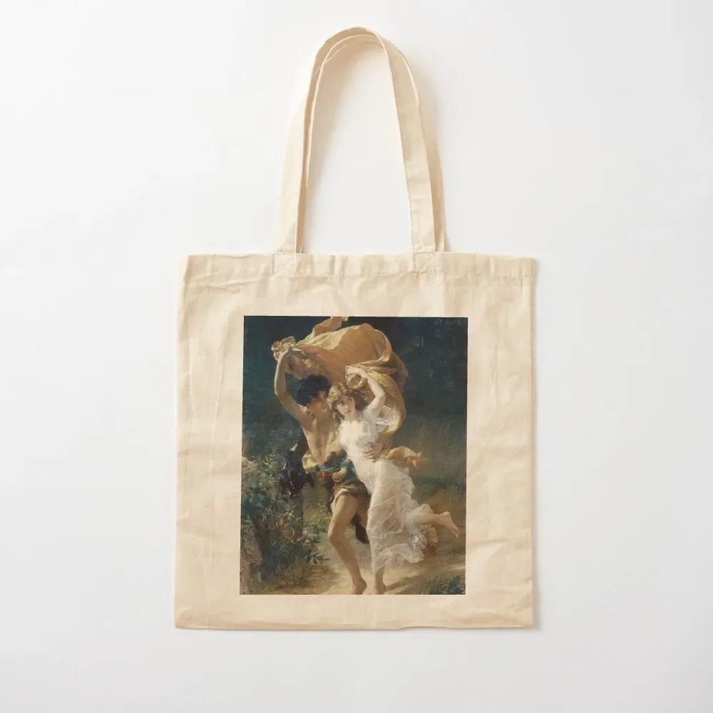 The Storm by Pierre Auguste Cot Renaissance Art Tote Bag Women's shopper bag sacs de shopping Women's tote bag