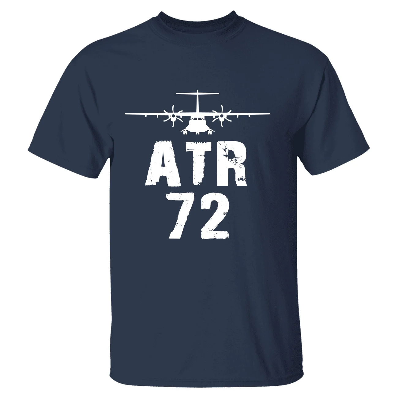 ATR 72 Aviation Flight Pilots Short Sleeve T-shirts Cotton Graphic T Shirts for Men Women Tops Tee