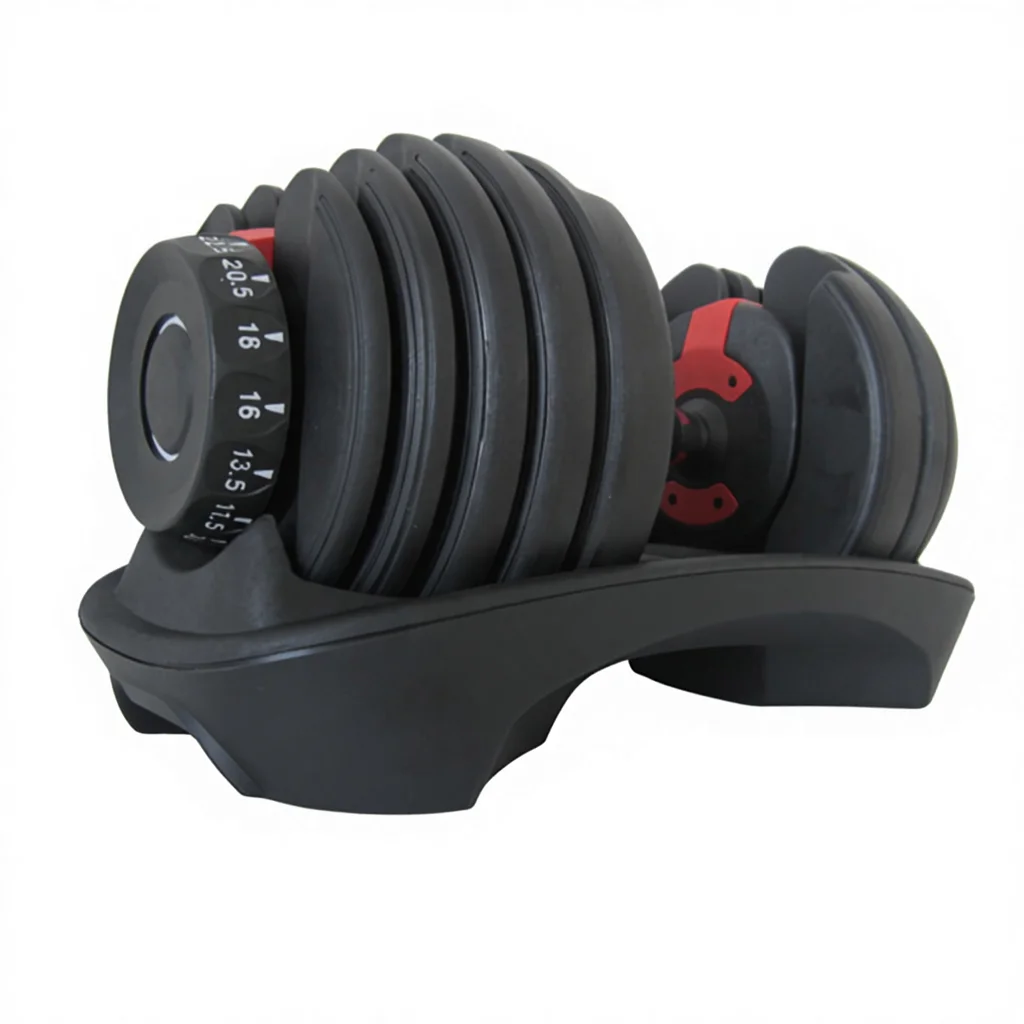 New Style  Weights Set Dumbells Black 17-stage Weight Adjustable Gym Dumbbells 40Kg 90lb
