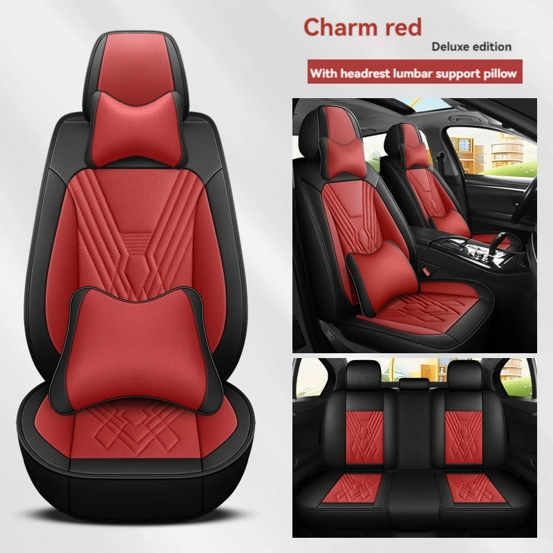 

Set of 5-seat Universal Car Leather Seat covers For Audi A6 Allroad C5 C6 C7 C8 A7 Sportback A6 Avant A1 A2 A3 Car Accessories