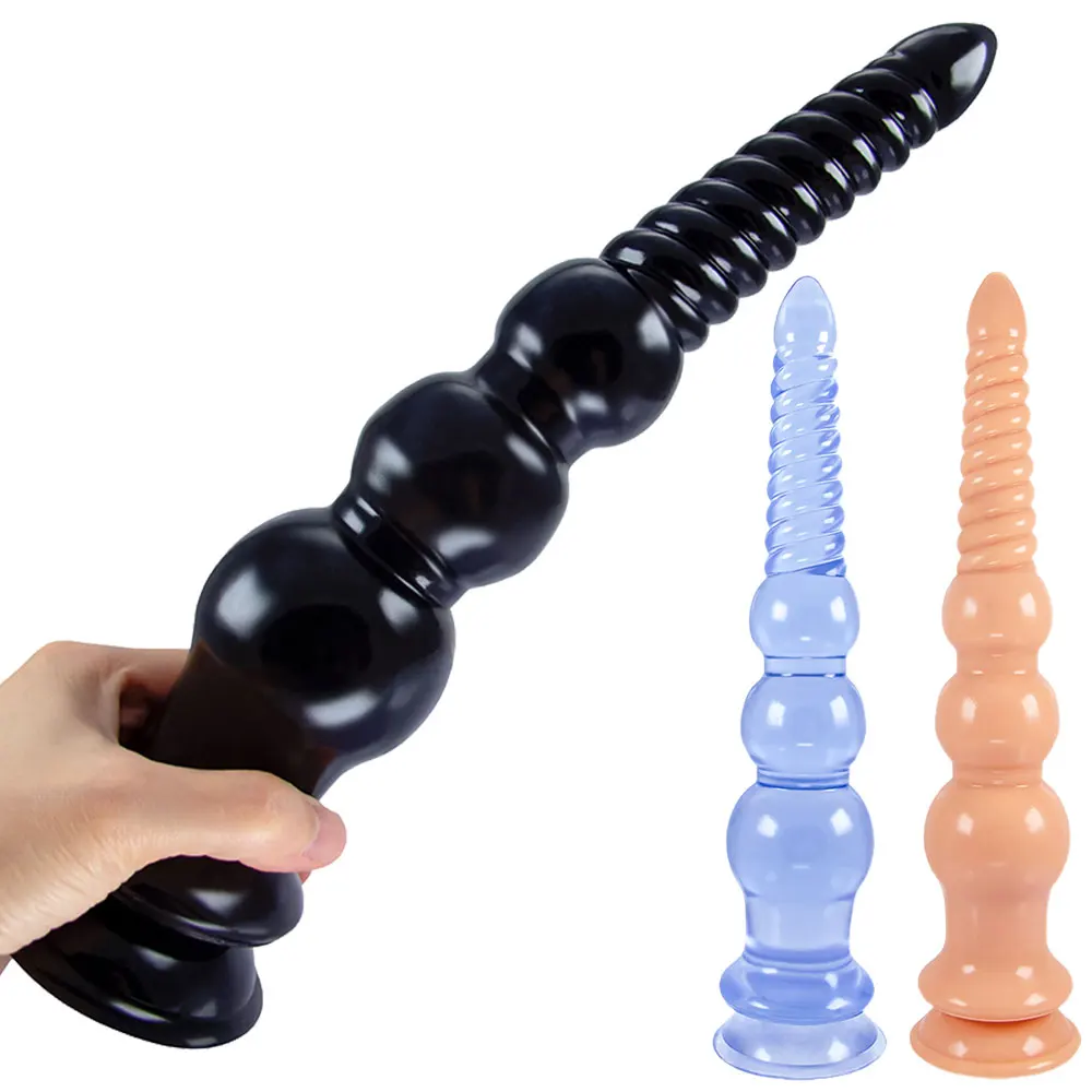 Huge Simulation Dildo Sex Shop Soft Penis with Powerful Sucker Female Masturbation Tool Butt Plug Prostate Massage Stimulator