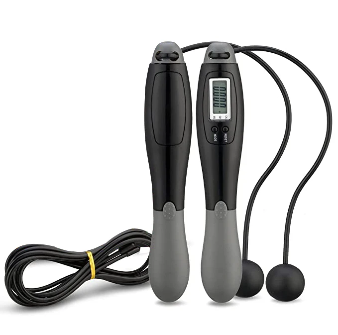 Cordless Electronic Digital Rope Durable  2.8 Meters Long Calorie Tracking Fitness Exercise