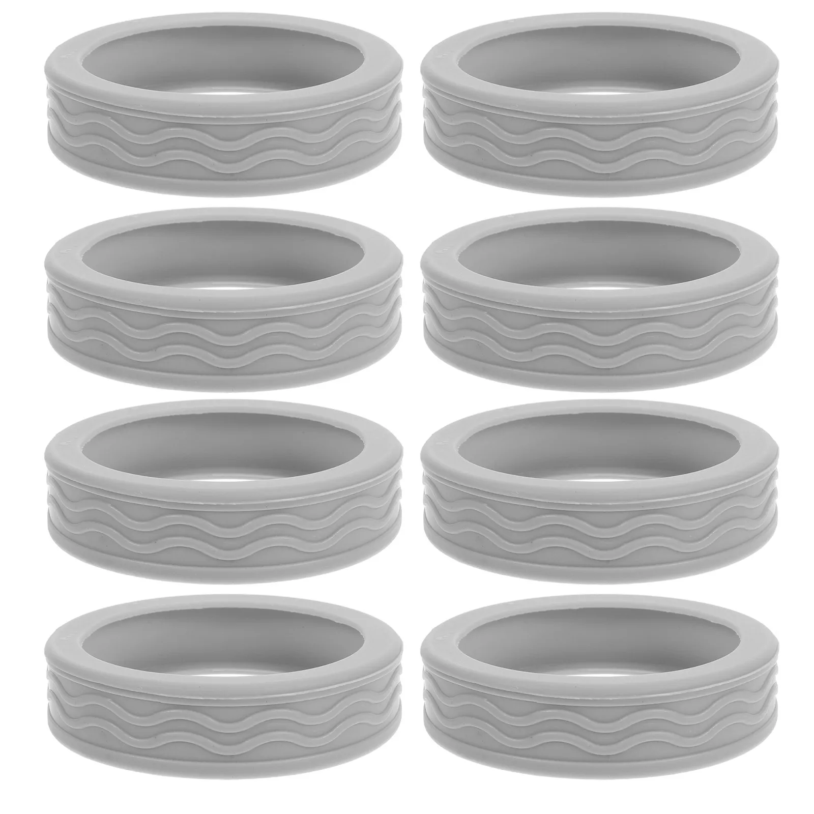 8Pcs Silicone Suitcase Wheel Covers Shock Absorption Vibration Reduction Anti-Slip Protection for Luggage Wheels Smooth Rolling