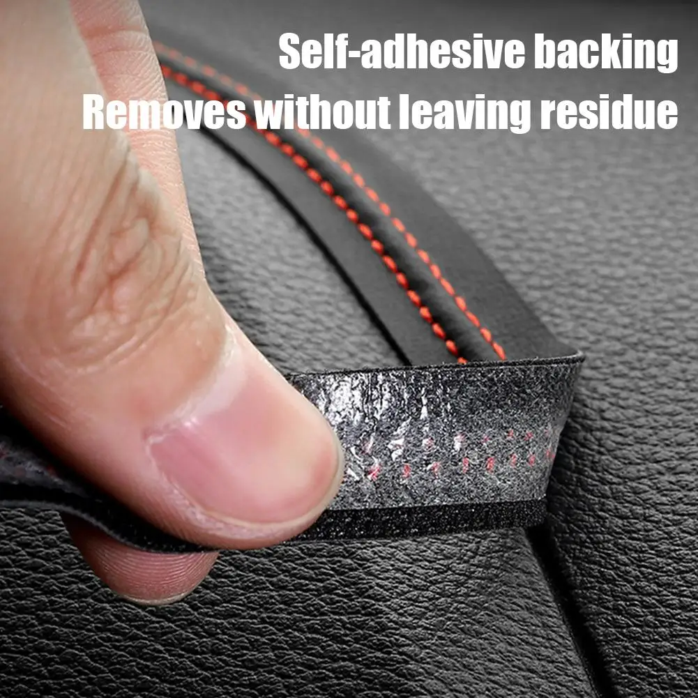 Universelle PU-Leder-Auto-Innenverkleidungsstreifen 3/6M in verschiedenen Farben für Mittelkonsole, Armaturenbrett, Tür und Sitz – Dekorative Accessoires
