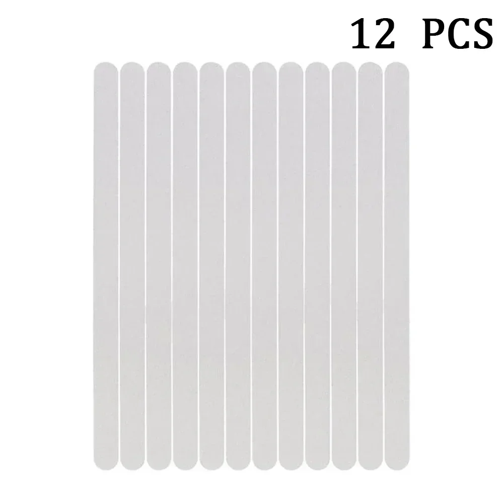 12pcs Anti-slip Strips PEVA Non Slip Bath Mat Grip Stickers Anti Slip Shower Strips Pad Floor Safety Tape Bath Mats