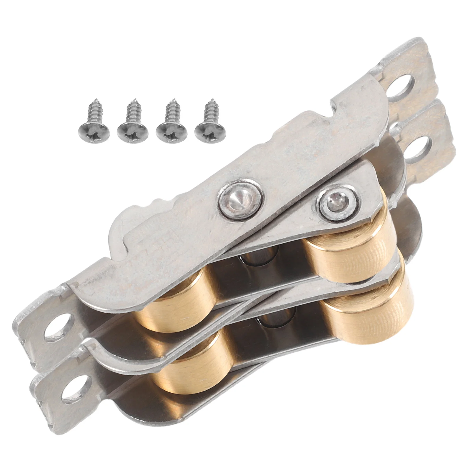 

2Pcs Plastic Steel Door Window Sliding Rollers High Load Capacity Quiet Glass Sliding Door Replacement Track Wheels for Patio