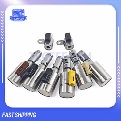 8 Pcs 09G Large Valve Solenoids Transmission Solenoid Set For VW Audi Mini 2003-On TF-60SN TF60SN 6-speed High Quality 