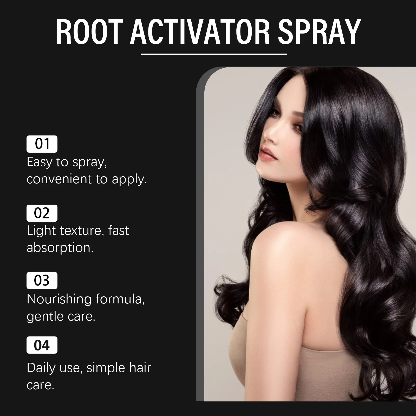 

Polygonum Multiflorum Hair Growth Oil Spray Nourish Hair Roots Strengthen Hair Reduce Loss Repair Split Ends Hair Care Essence