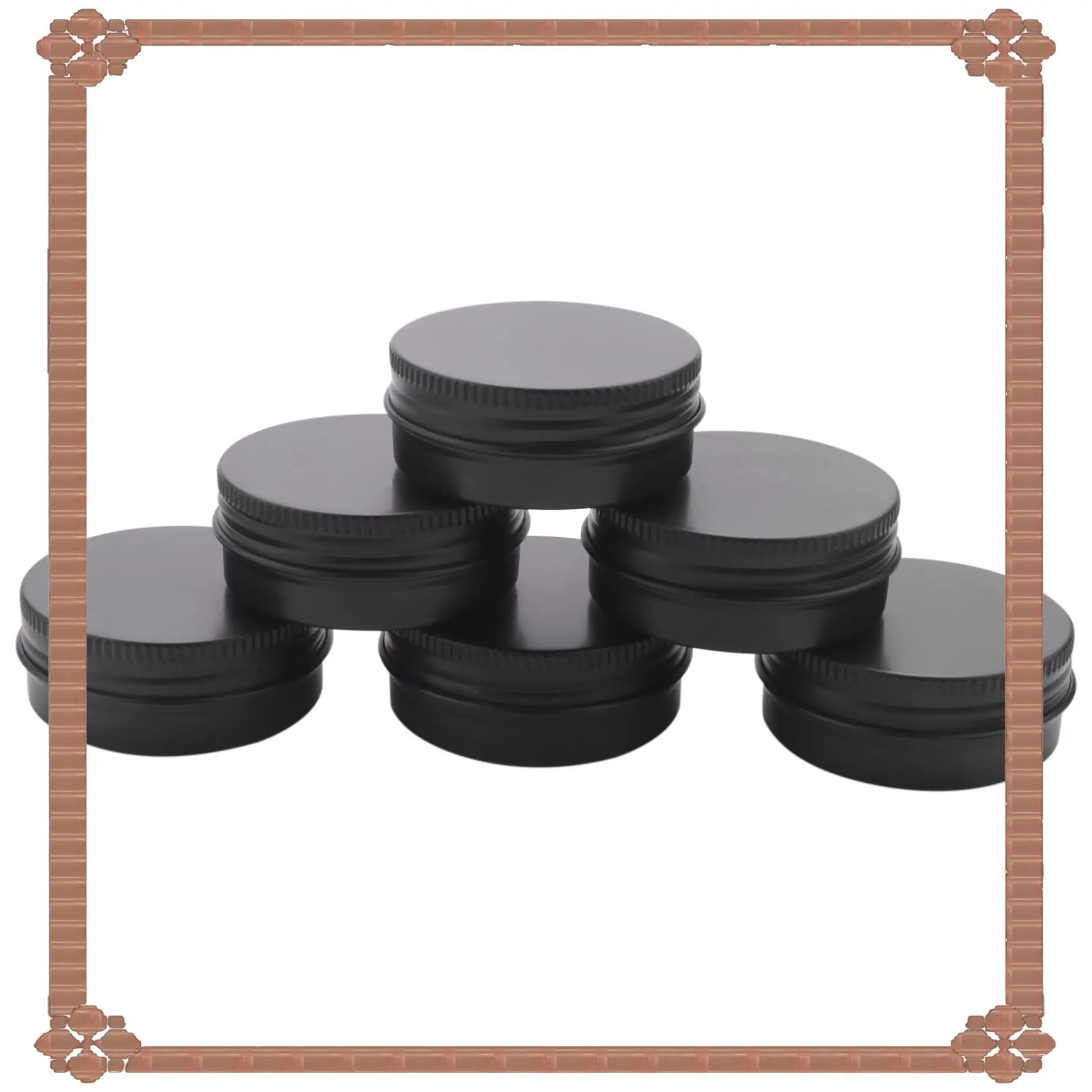 Latas de aluminio con entrega en 24 horas, paquete de 40 latas redondas de Metal de 1Oz/30G, latas con tapa de rosca, contenedores de muestras cosméticas, velas