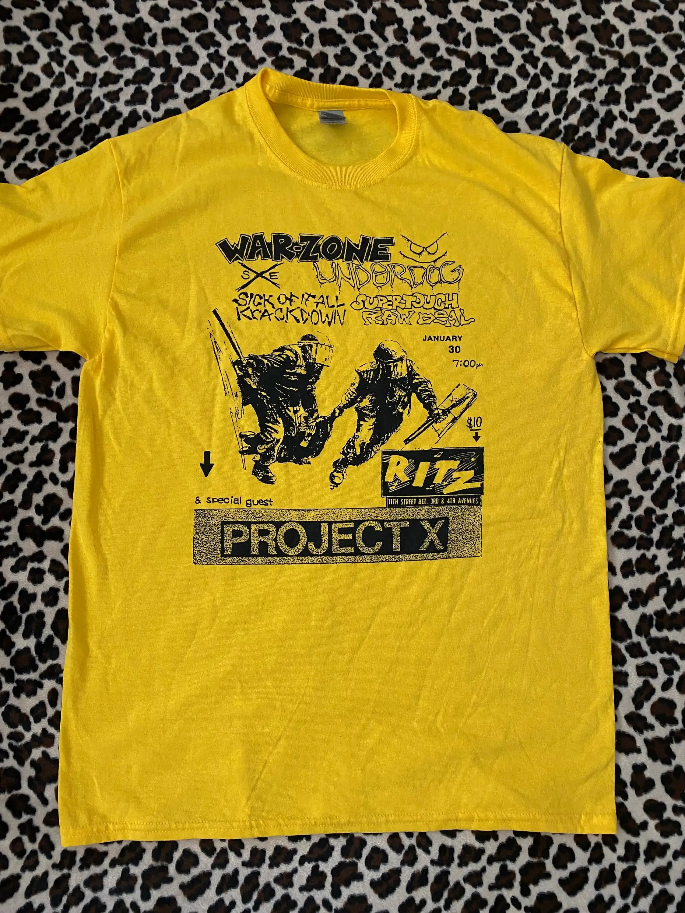 Warzone Vintage Flyer T Shirt