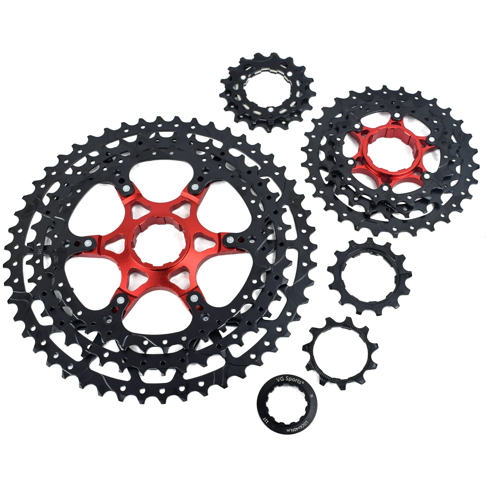 1 قطعة VG SPORTS 8 9 10 11 12 سرعة الدراجة الجبلية كاسيت منفصلة قوس أسنان العجلة صالح ل HG Hub 8 فولت 9 فولت 10 فولت 11 فولت أجزاء الدراجة الجبلية