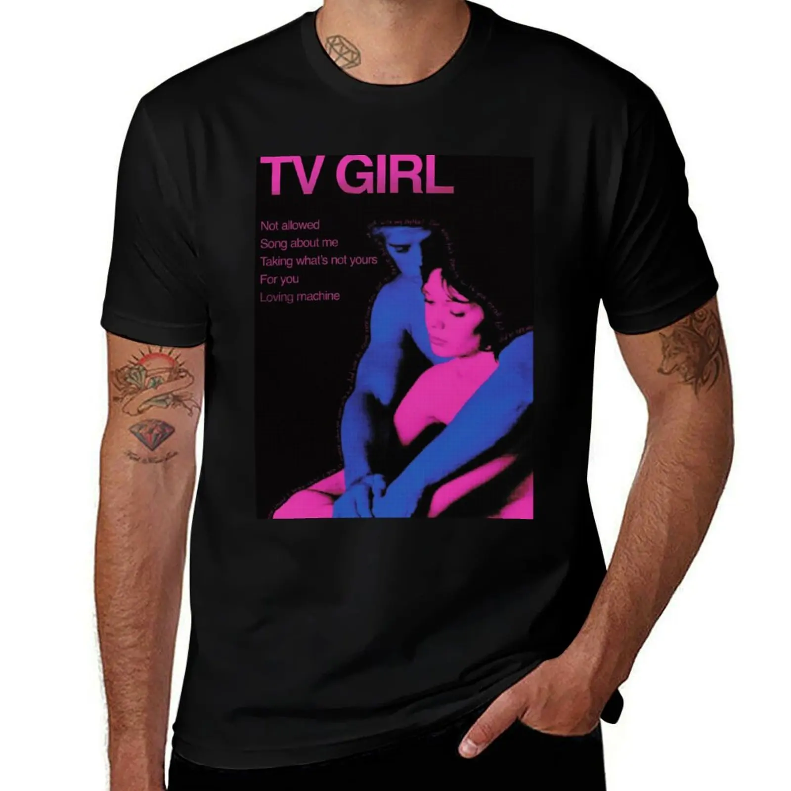 

Who Really Cares - TV Girl T-Shirt valentines boutique clothes plus sizes valentines clothes t shirts for men