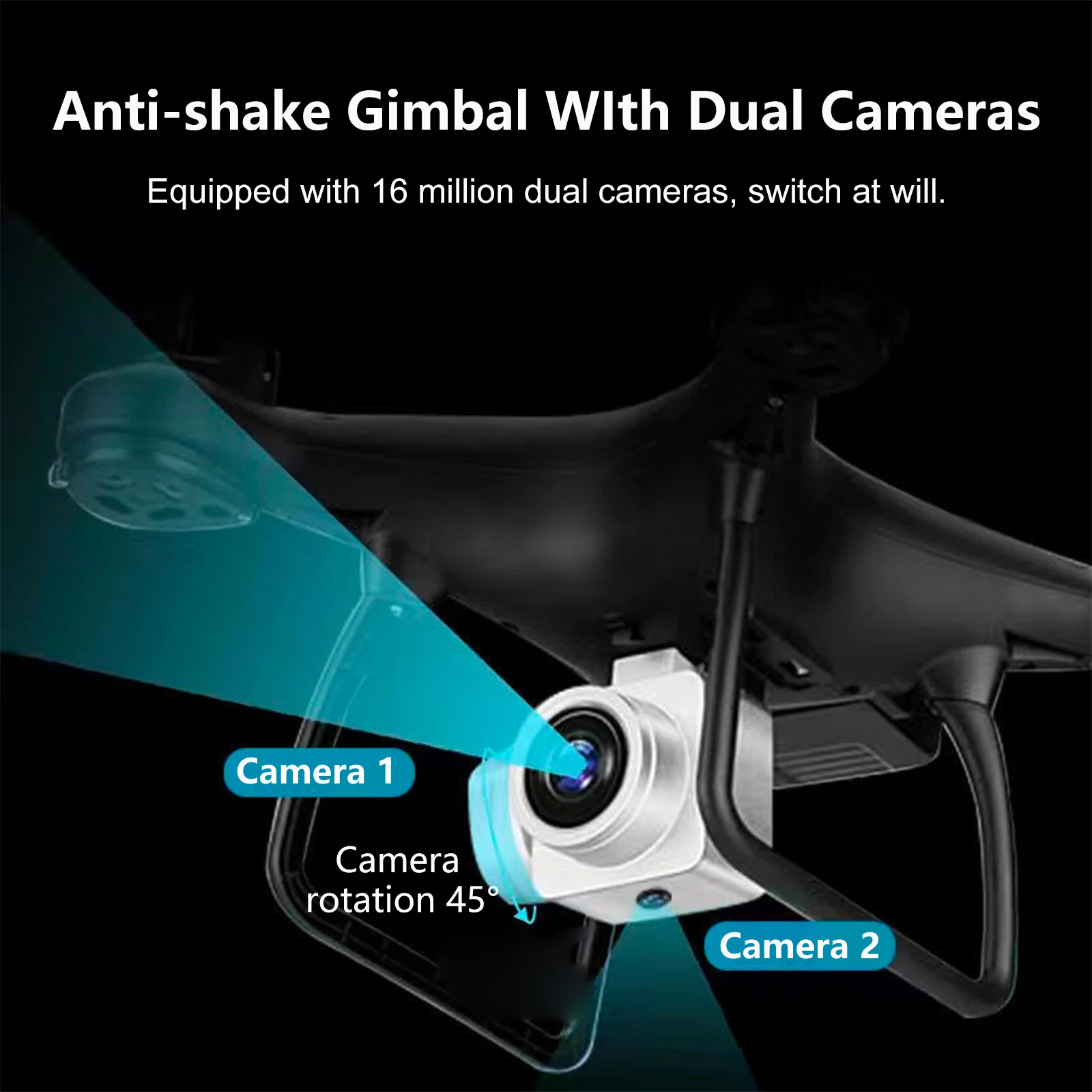 Professional Wide Angle RC Dron WIFI FPV 4K Camera Mode Foldable Helicopter Height Hold Aircraft Quadcopter Drone Kid Gift Toys