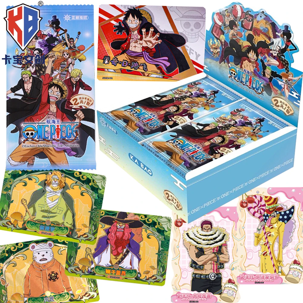 

Original KABAO One Piece Collection Cards Ink Art Exquisite Visual Polaroid Style Anime Characters Portrait Cards Festival Gifts