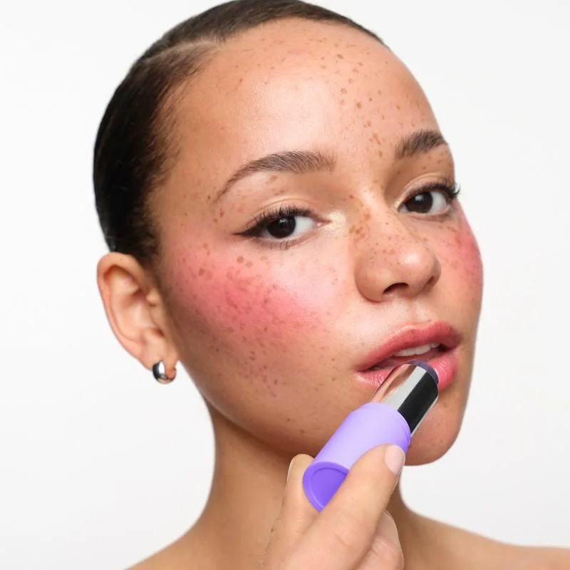 1 Stück multifunktionaler Rougestift, natürlich, matt, einfach aufzutragen, wasserdicht, langlebig, für Lippen und Wangen, Kontur-Make-up, Girlcult