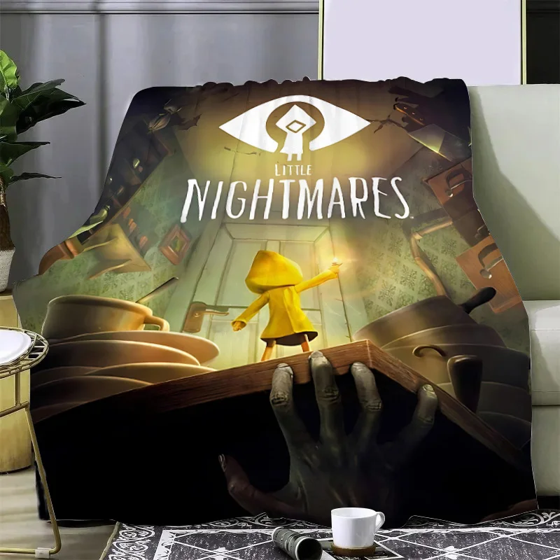 

Horror Game Little Nightmares Printed Blanket Picnic Blankets Warm Blanket Soft Comfortable Blanket Home Travel Birthday Gift