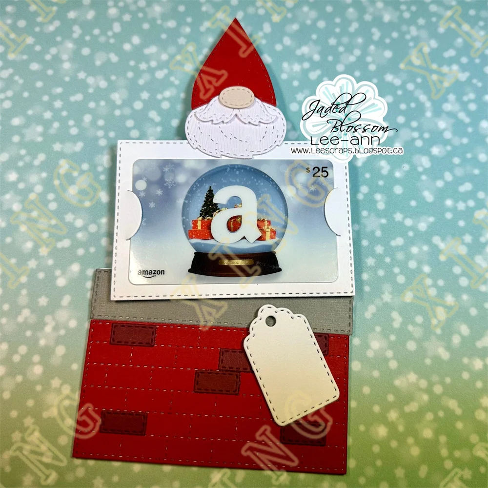 Gnome Gift Card Slider: Chimney Add On Metal Craft Cutting Dies Diy Scrapbook Paper Diary Decoration Card Handmade Embossing New