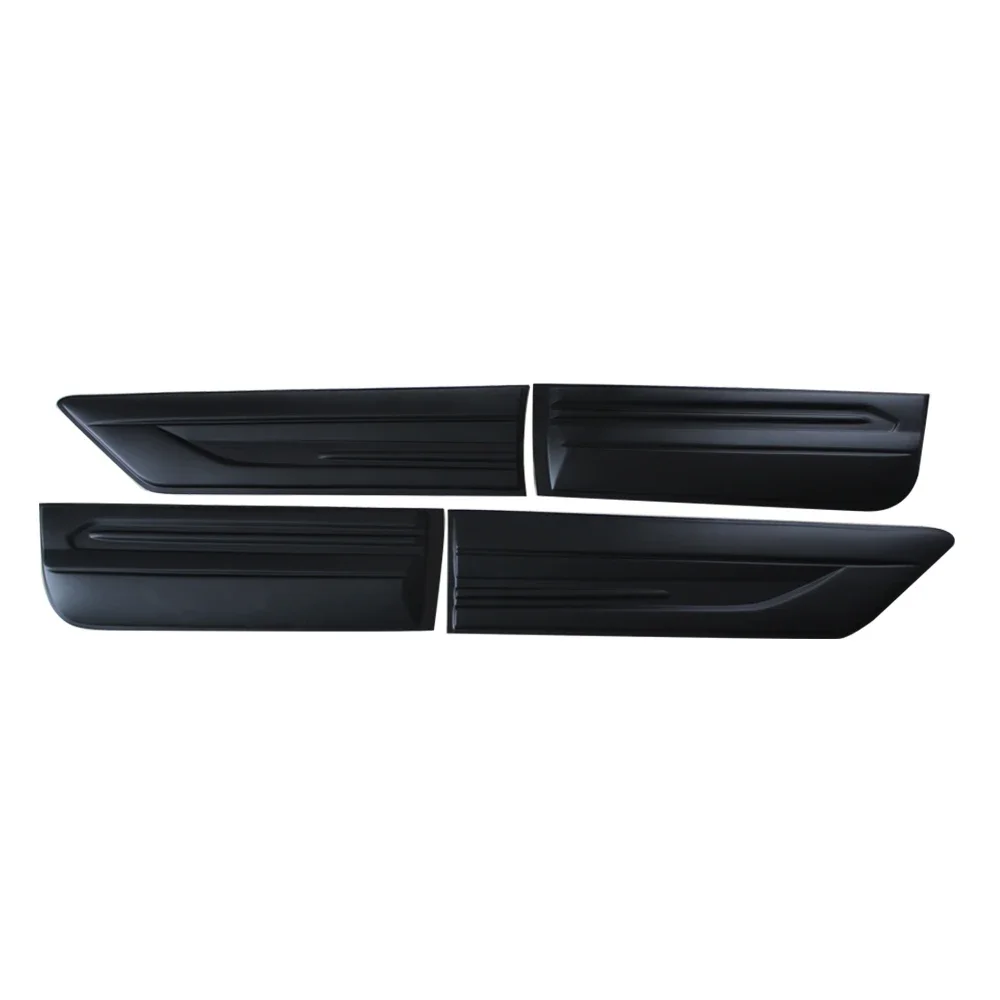 YCSUNZ 2016 Revo Hilux 4PCS Side Body Cladding Cover Trim Matte Black For Hilux Revo Rocco 2018 2019