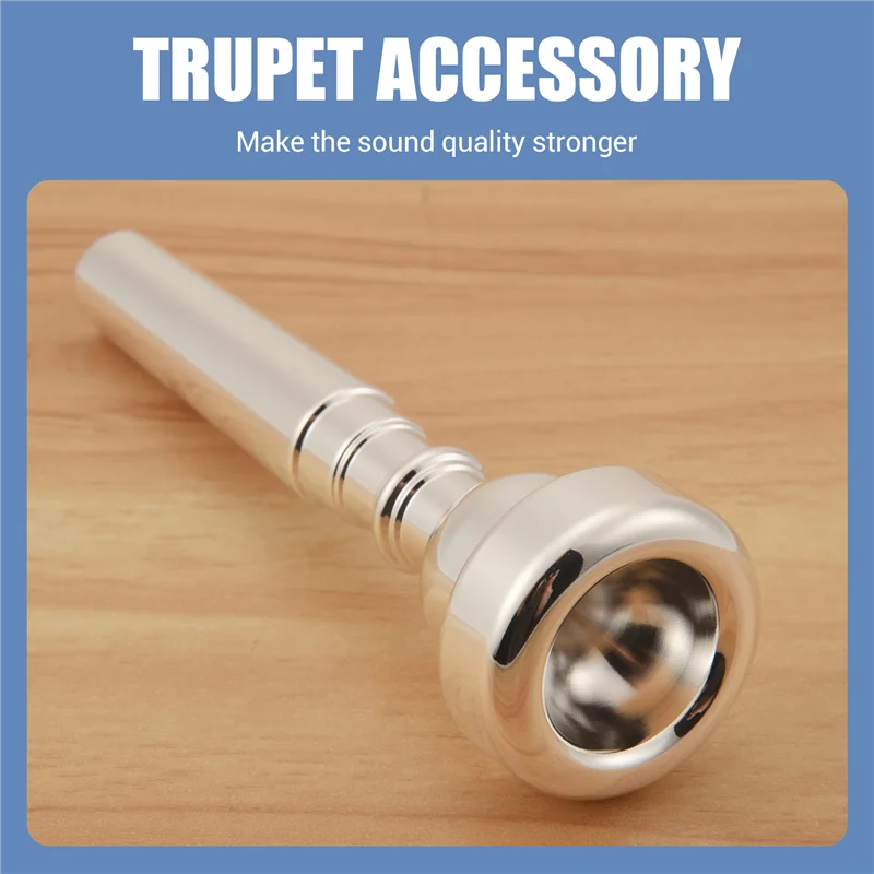 Spare Part Light Silver Plating Trumpet 7C Mouthpiece-N38R