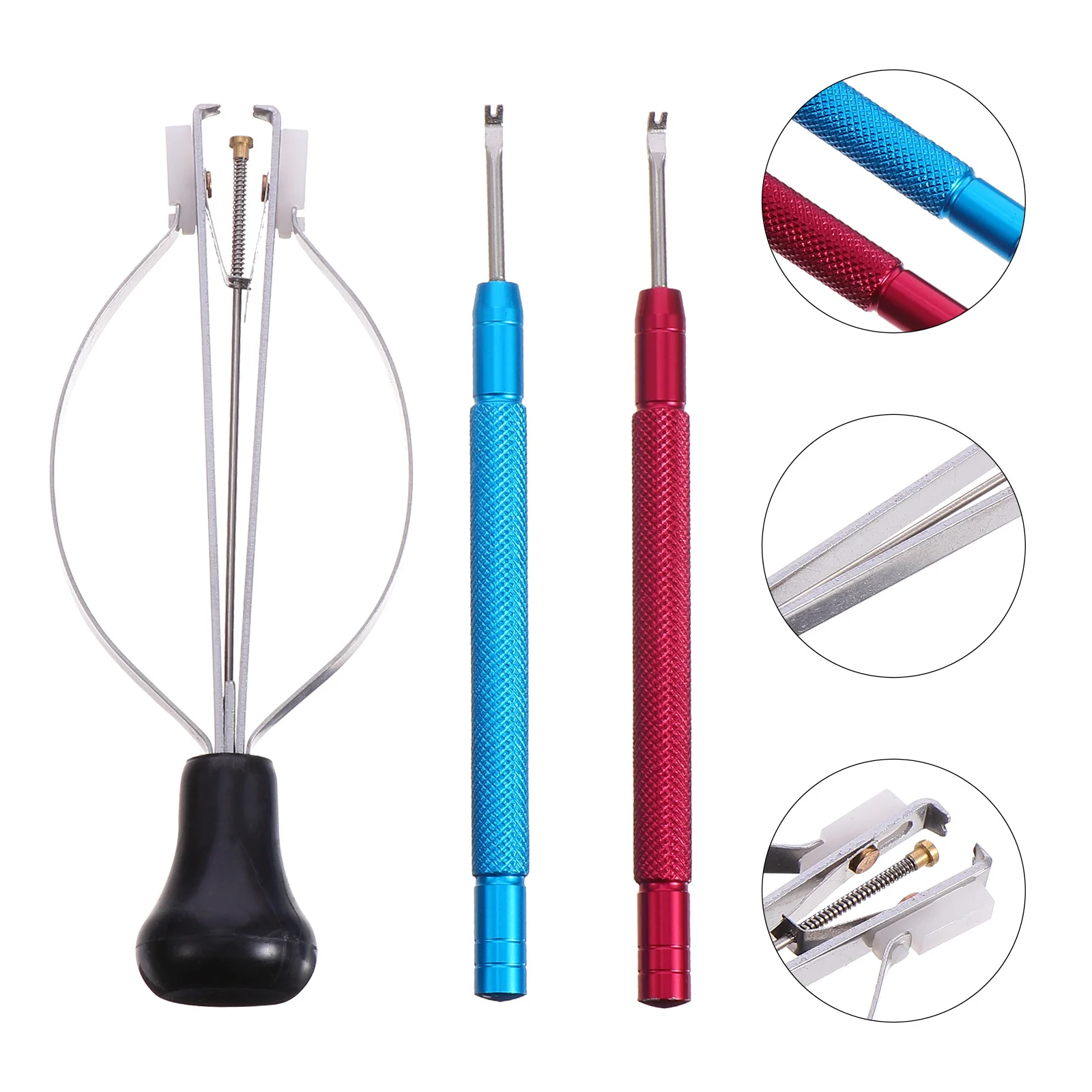 3 قطعة مجموعة رافع إبرة الساعة المنتقى الحافظات نونسليب ساعة اليد مزيل أدوات إصلاح لمشاهدة تفكيك الجدول الملحقات