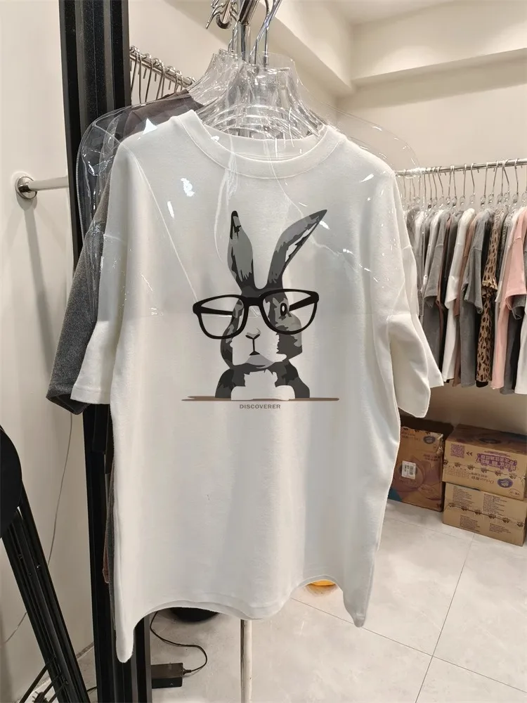 

Brand Outlet~ Trendy Korean Sle Men's And Women's ort Sve T-irt Summer Print Tagl Faionable Sun Protection Clot...