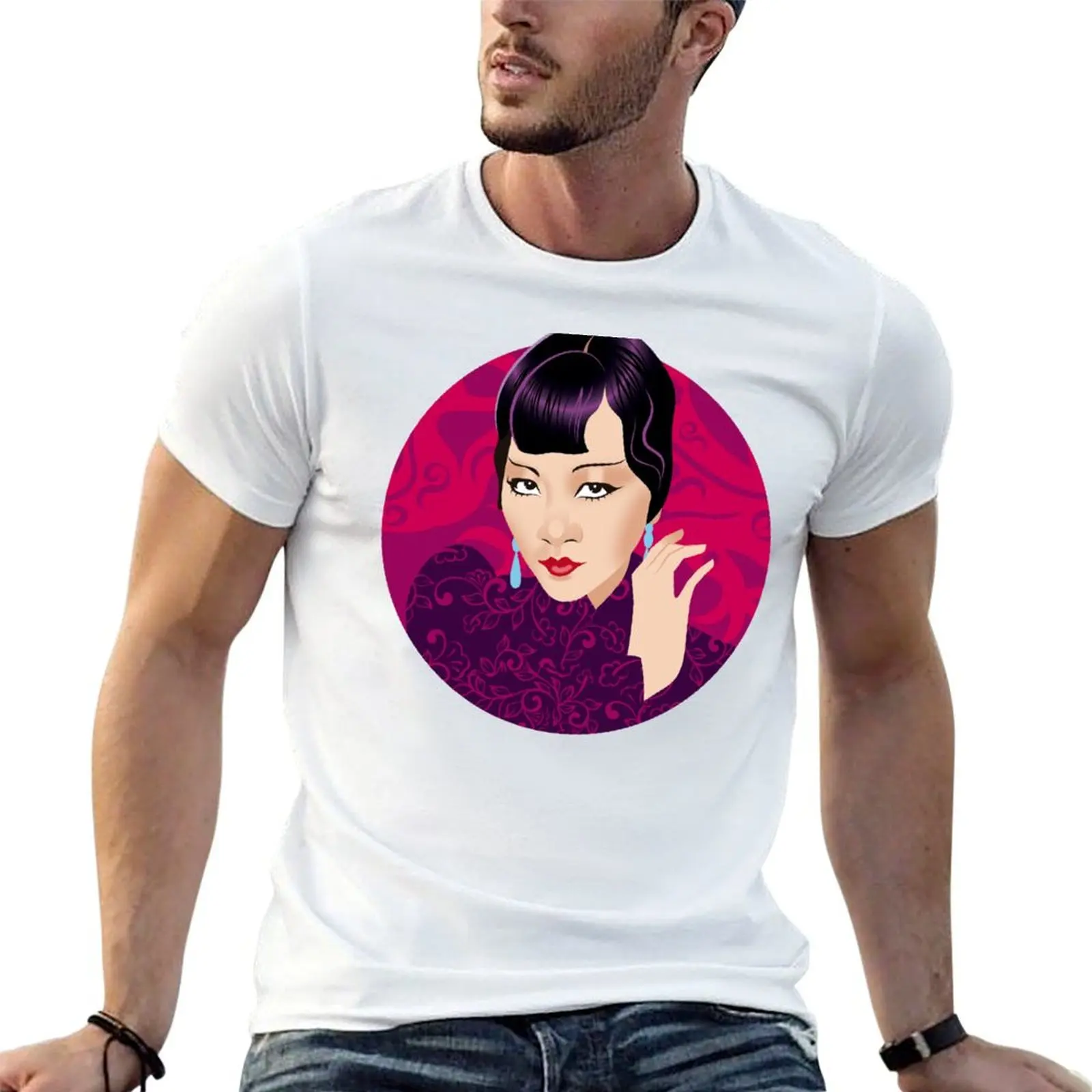 Anna May Wong T-Shirt Basic Regular Fit Casual T-Shirt