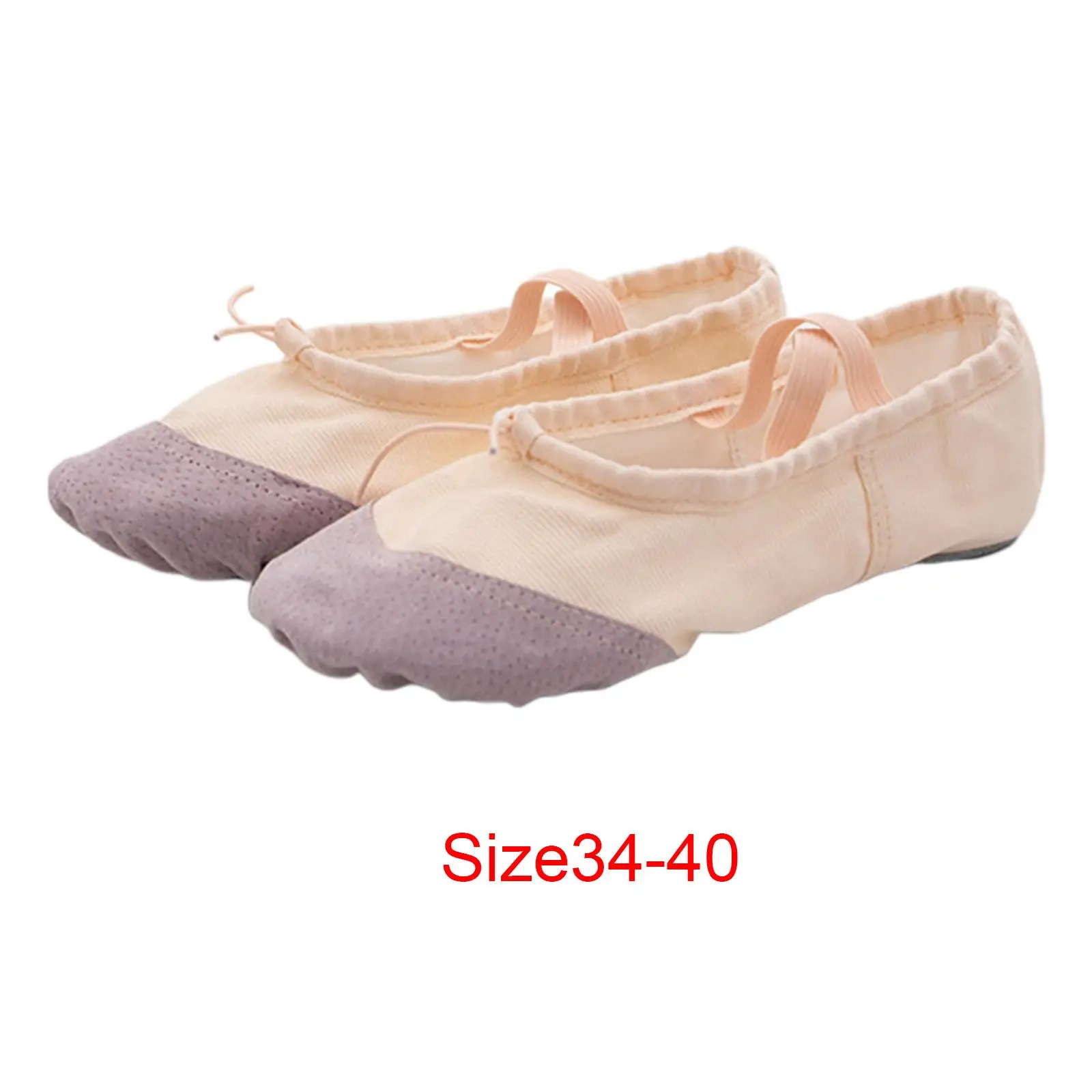 

Women Ballet Shoes Canvas Adult Ballet Slippers Yoga Dance Shoe for Girls Teens