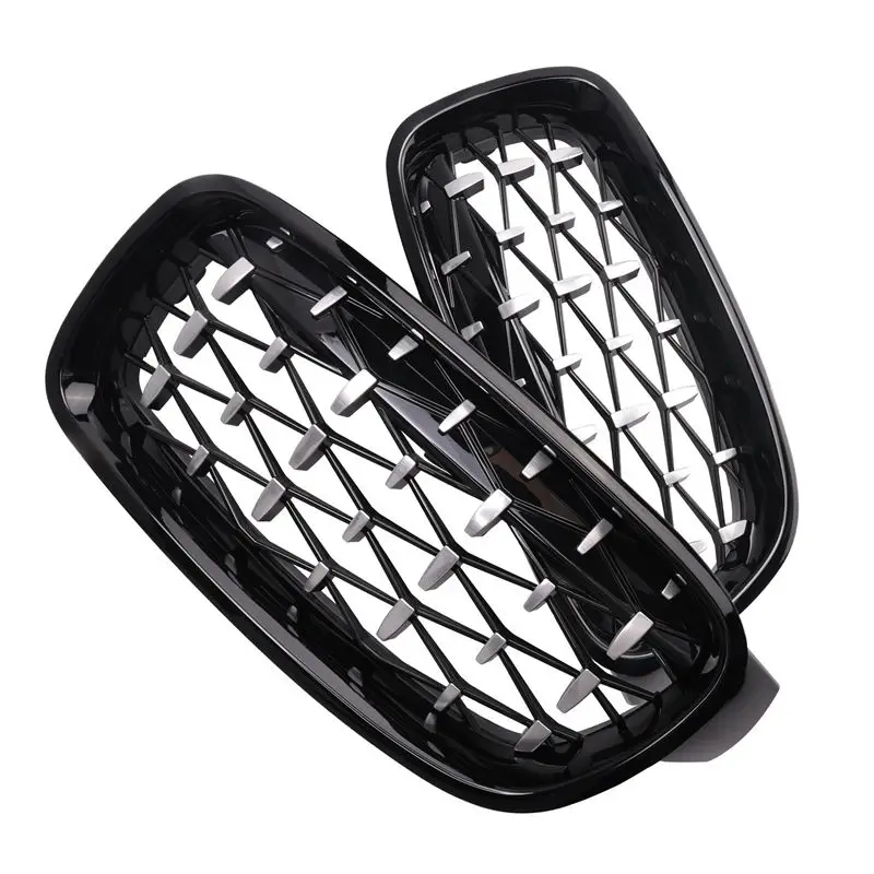 

Well Front Kidney Grill, Front Hood Diamond Grille Meteor Grill For-BMW F30 F31 F35 320I 328I 335I 2012-2018