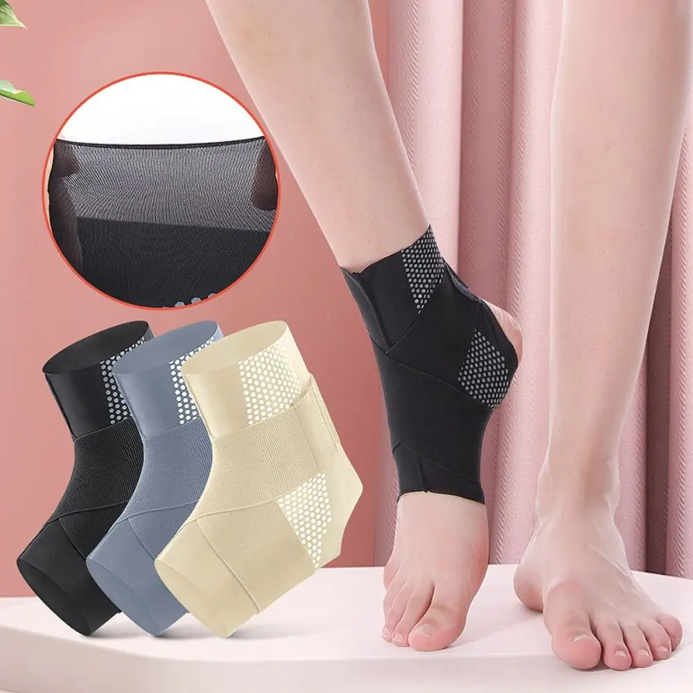 1Pc Adjustable Ankle Support Compression Ankle Brace Protector for Running Soccer Basketball Knitted Gym Bandage Ankle Strap