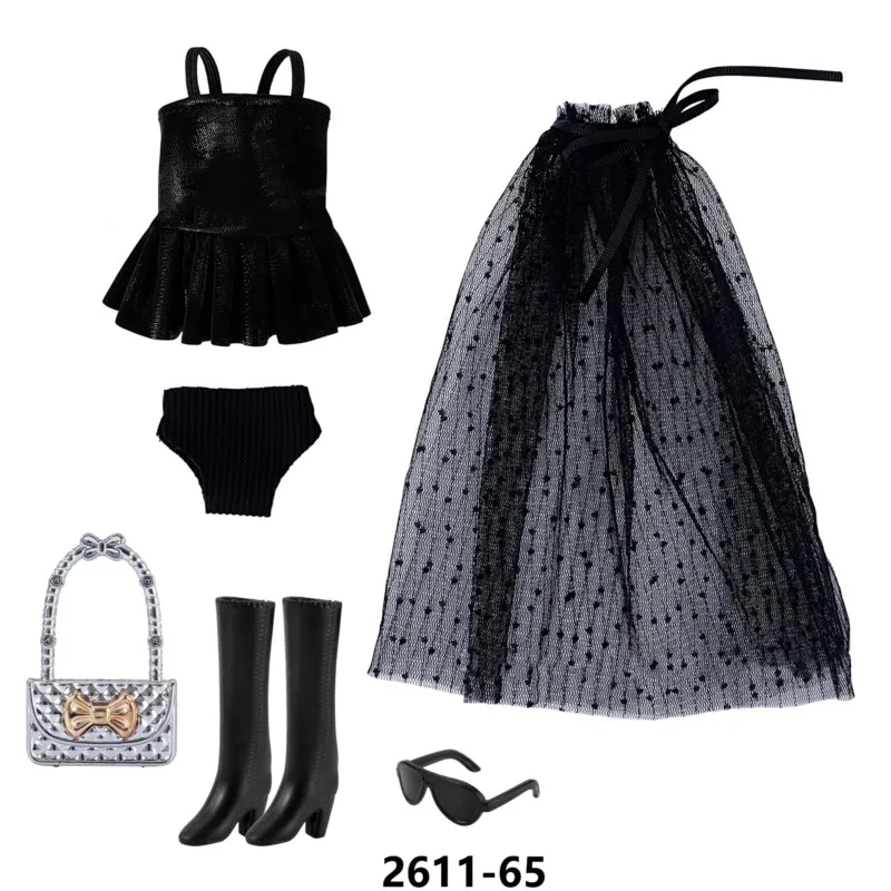 1/6 Supermodel Doll Clothes Accessories Multi Style Luxury Elegant Halter Fashion Chic Lace Halter Skirt 30cm Doll Clothing Set