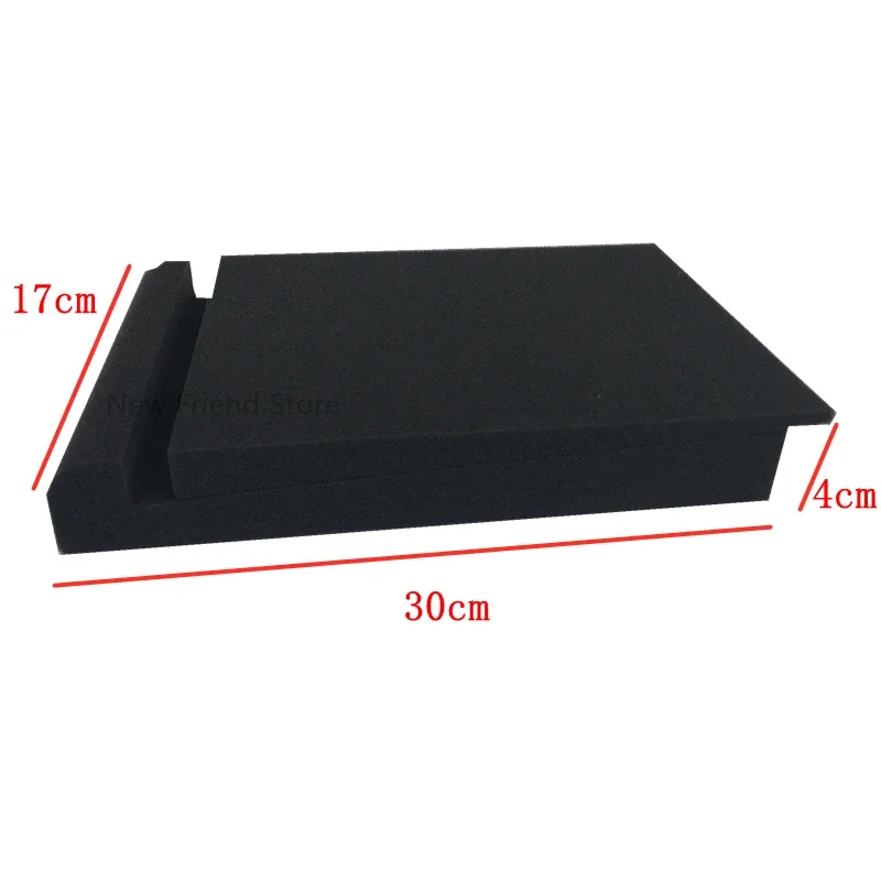 30x17x4cm 1pcs Studio Monitor Speaker Acoustic Isolation Foam Soundproof Foam Isolator Pads High Density Sponge Sealing Strips