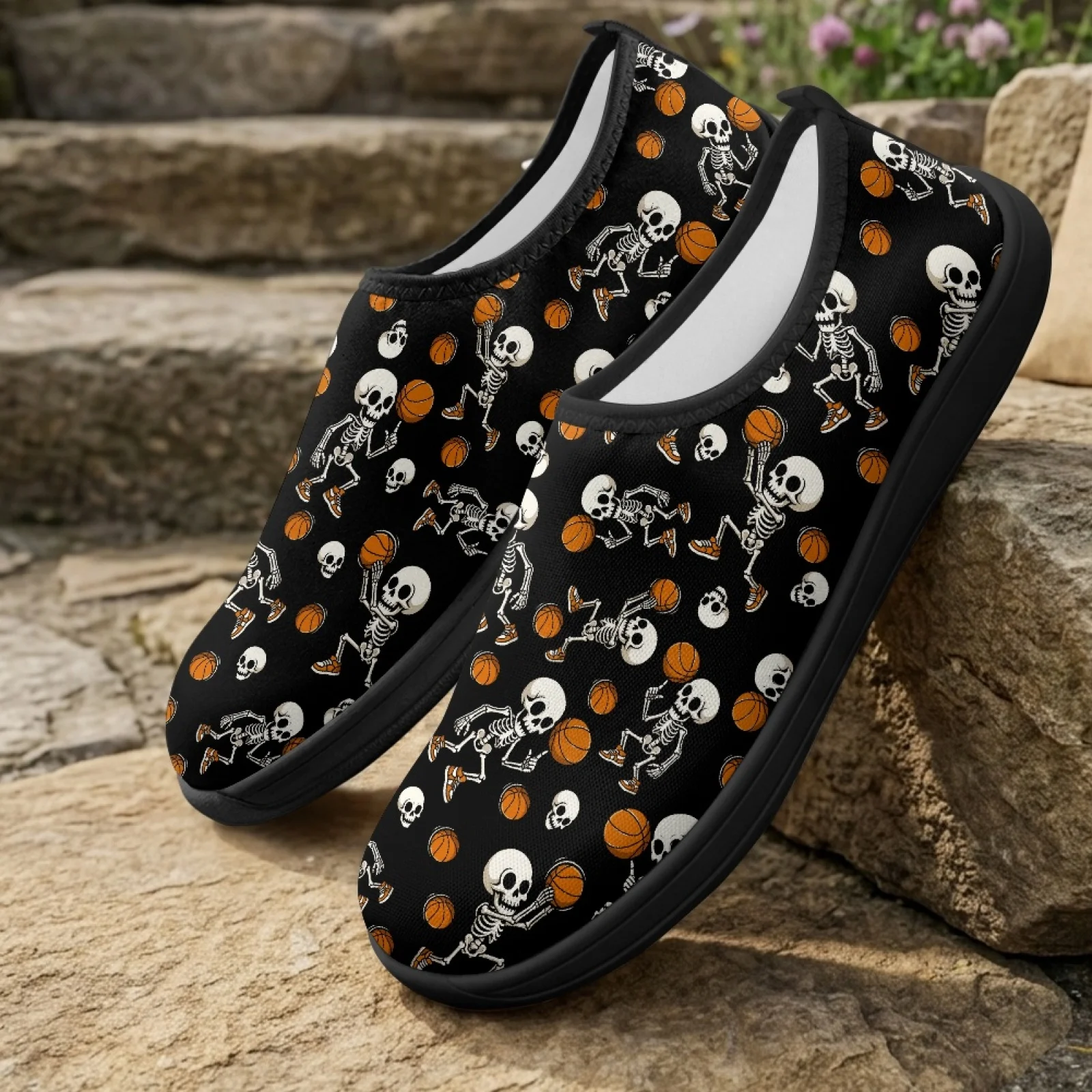 PENSTROLL Skeletons Barefoot Walking Shoes for Driving Polyester & EVA Athletic Sneakers Casual Running Sneakers New Arrival