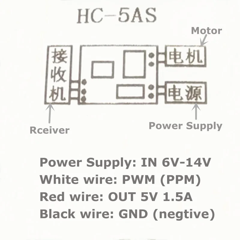 7A Dual Way Bidirectional ESC Speed Controller 2S-3S Lithium Battery Brushed Motor ESC RC Boat Car Tank Spare Parts