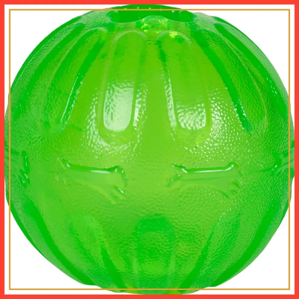

Treat Dispensing Chew Ball, Large - Interactive Dog Toy for Slow Feeding & Dental Health